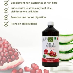 benorganic organic pomegranate juice – 946ml glass bottle